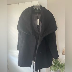 ELIE TAHARI black wool coat